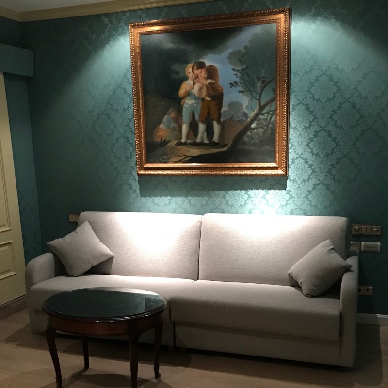 Sofás cama con dos camas de 90x190 en las habitaciones cuádruples del